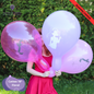 Cattex 18" Standard & Clear Floral Box Premium Latex Balloons – Limited Edition (Pack of 10)