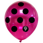 Cattex 18" Crystal Polka Dots Premium Latex Balloons – Color Choices (Pack of 14)
