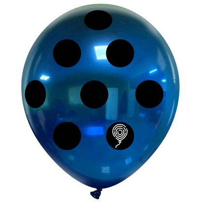Cattex 18" Crystal Polka Dots Premium Latex Balloons – Color Choices (Pack of 14)