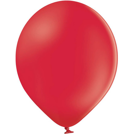 Belbal 18" Red Pastel 25 PCS Per Bag Balloons