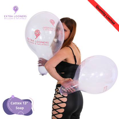 Cattex 13" Soap Extral Looner Premium Latex Balloons – Limited Edition (Pack of 5)