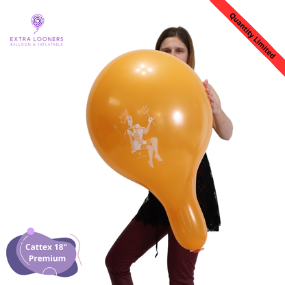 Cattex 18" Premium Assorted Lilith Halloween Latex Balloons – Limited Edition (Pack of 10)