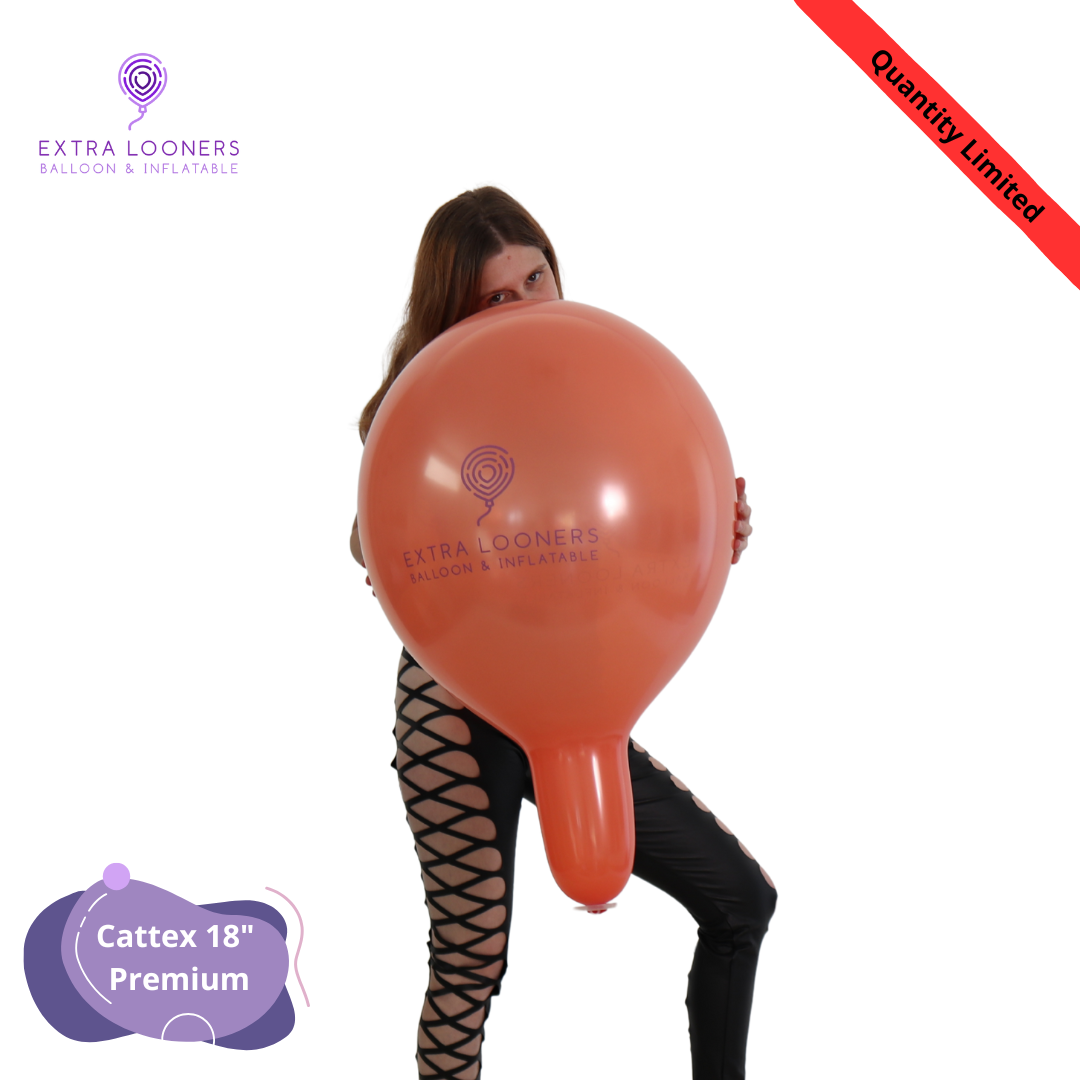 Cattex 18" Standard Extra Looner Premium Latex Balloons – Limited Edition (Pack of 10)