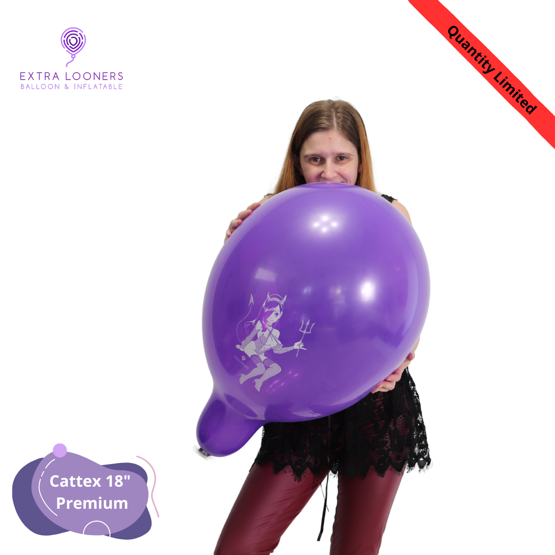 Cattex 18" Premium Assorted Lilith Halloween Latex Balloons – Limited Edition (Pack of 10)