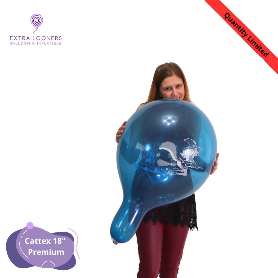 Cattex 18" Premium Assorted Hallo Furry Latex Balloons – Limited Edition (Pack of 10)