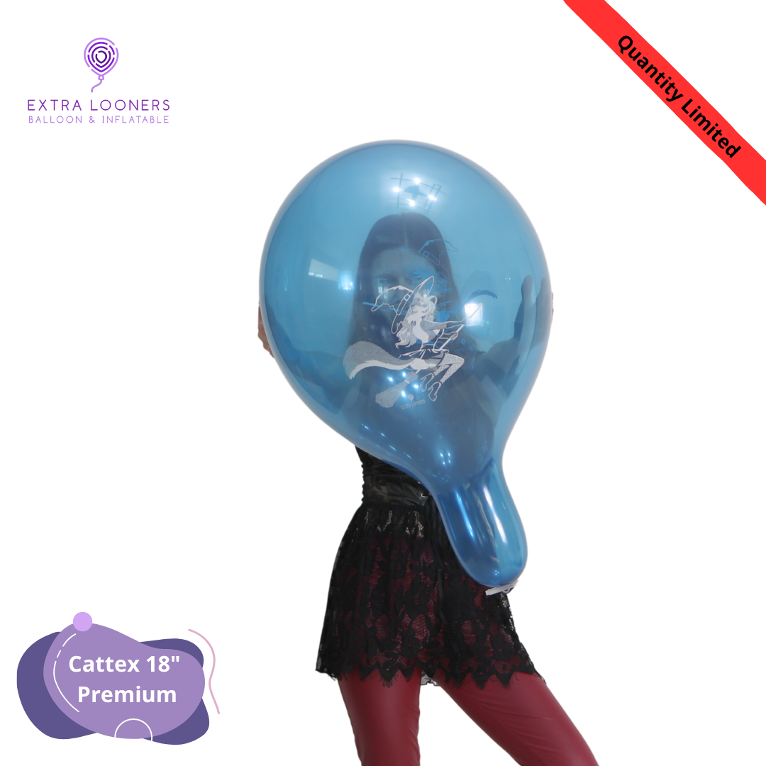 Cattex 18" Premium Assorted Hallo Furry Latex Balloons – Limited Edition (Pack of 10)