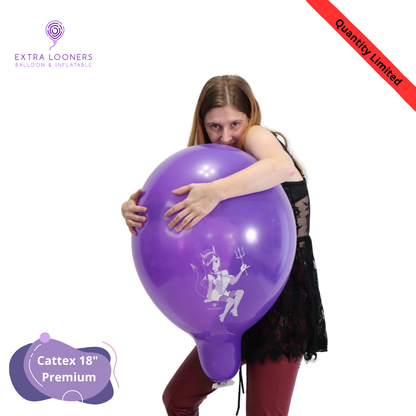 Cattex 18" Premium Assorted Lilith Halloween Latex Balloons – Limited Edition (Pack of 10)