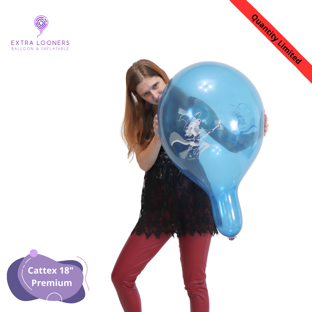 Cattex 18" Premium Assorted Hallo Furry Latex Balloons – Limited Edition (Pack of 10)
