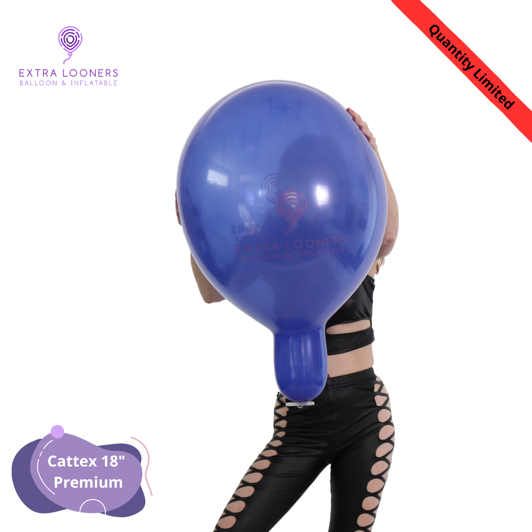 Cattex 18" Standard Extra Looner Premium Latex Balloons – Limited Edition (Pack of 10)