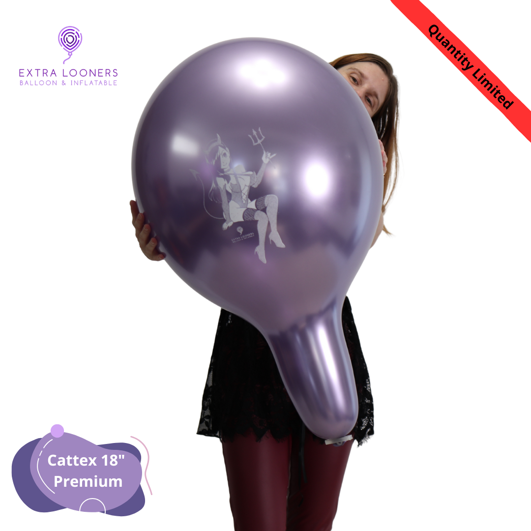 Cattex 18" Premium Assorted Lilith Halloween Latex Balloons – Limited Edition (Pack of 10)