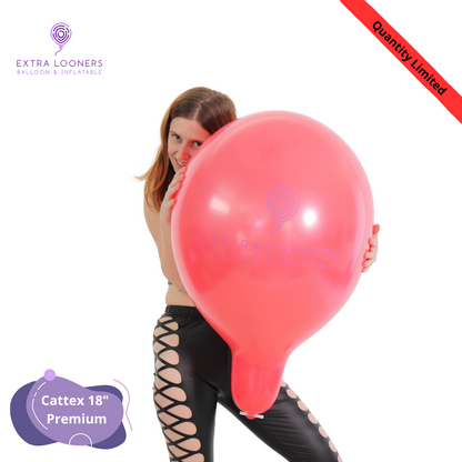 Cattex 18" Standard Extra Looner Premium Latex Balloons – Limited Edition (Pack of 10)