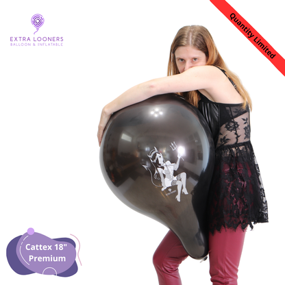 Cattex 18" Premium Assorted Lilith Halloween Latex Balloons – Limited Edition (Pack of 10)