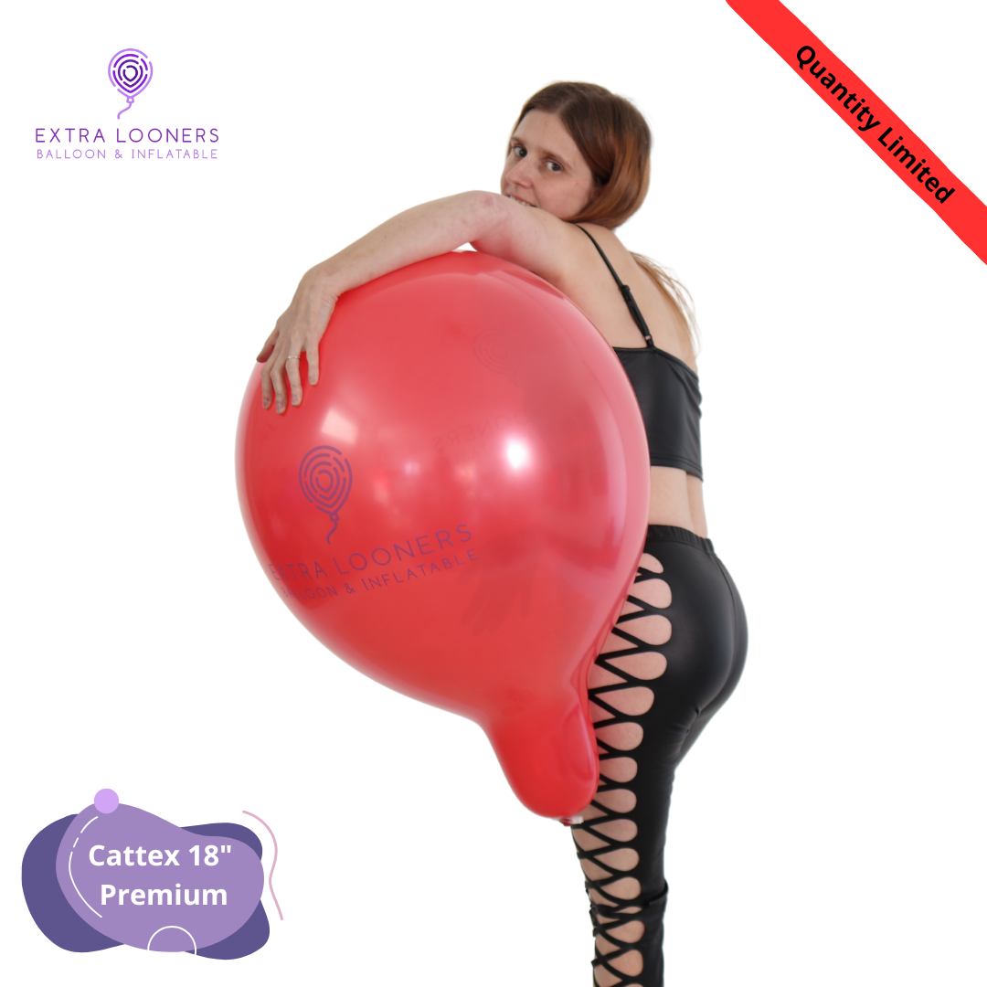 Cattex 18" Standard Extra Looner Premium Latex Balloons – Limited Edition (Pack of 10)