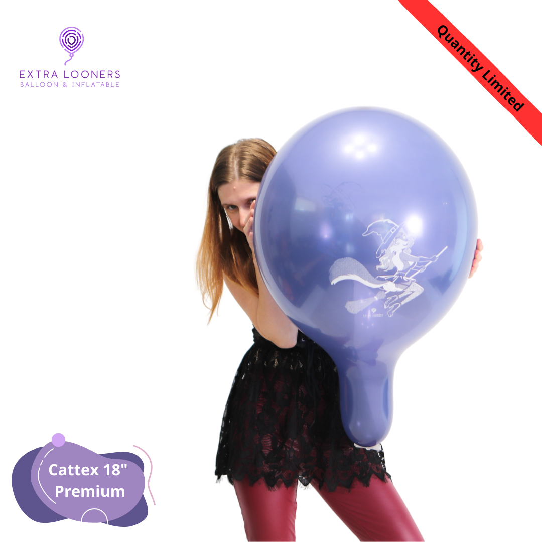 Cattex 18" Premium Assorted Hallo Furry Latex Balloons – Limited Edition (Pack of 10)