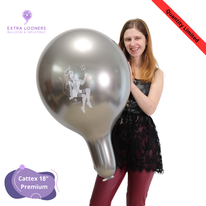 Cattex 18" Premium Assorted Lilith Halloween Latex Balloons – Limited Edition (Pack of 10)
