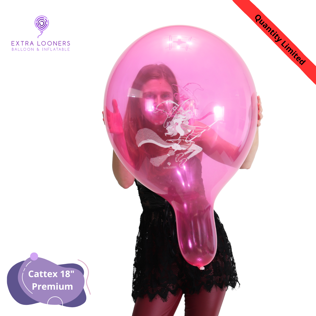 Cattex 18" Premium Assorted Hallo Furry Latex Balloons – Limited Edition (Pack of 10)