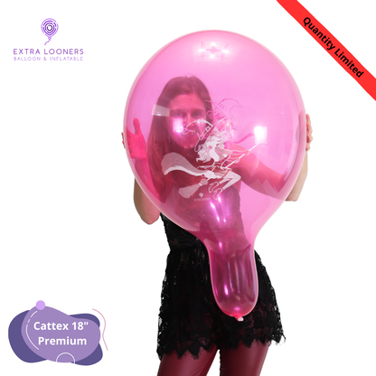 Cattex 18" Premium Assorted Hallo Furry Latex Balloons – Limited Edition (Pack of 10)