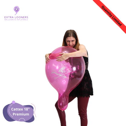 Cattex 18" Premium Assorted Hallo Furry Latex Balloons – Limited Edition (Pack of 10)