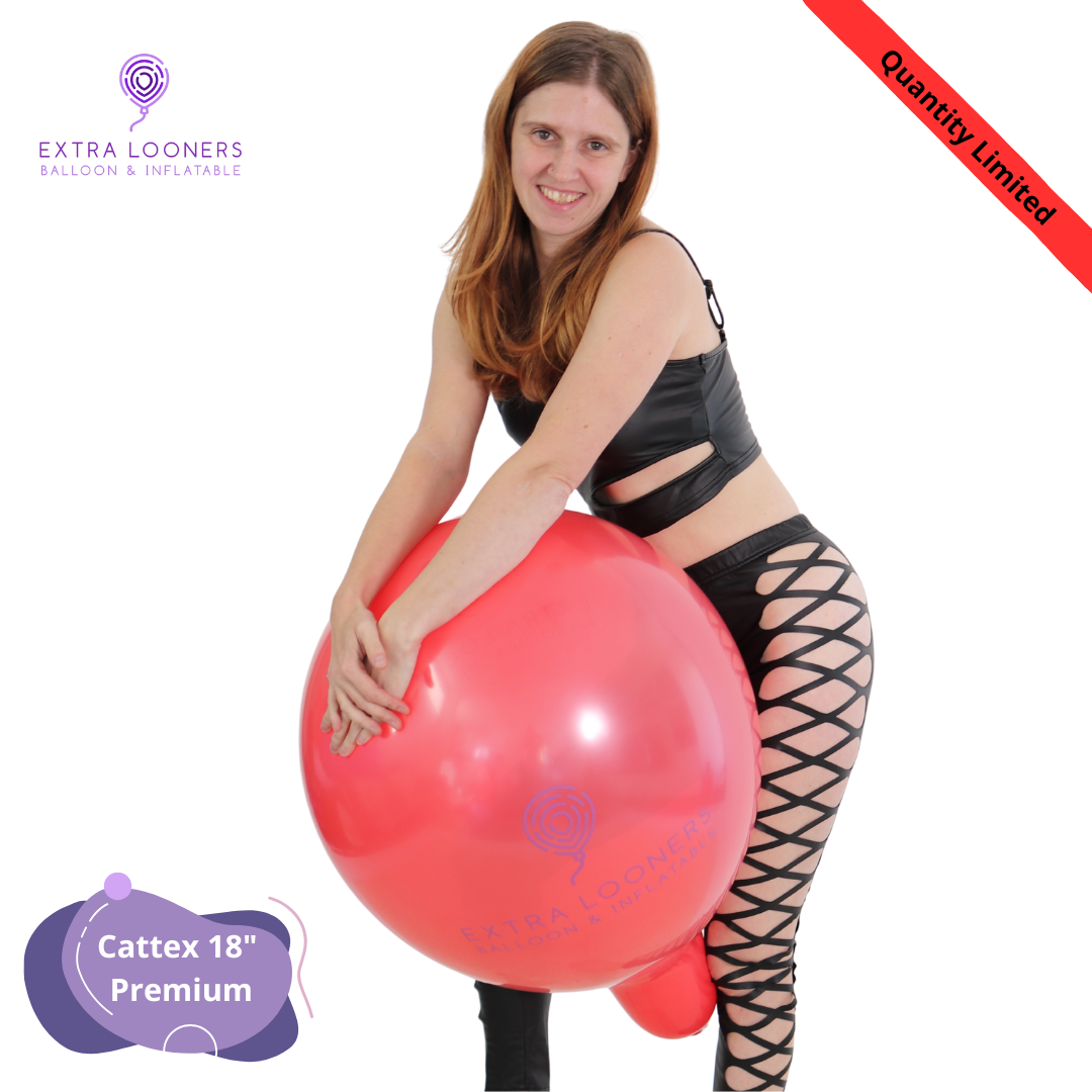 Cattex 18" Standard Extra Looner Premium Latex Balloons – Limited Edition (Pack of 10)