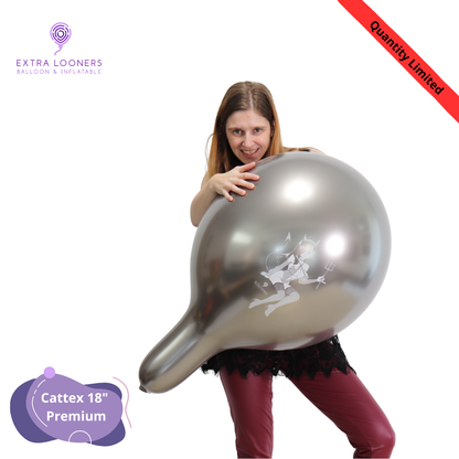 Cattex 18" Premium Assorted Lilith Halloween Latex Balloons – Limited Edition (Pack of 10)