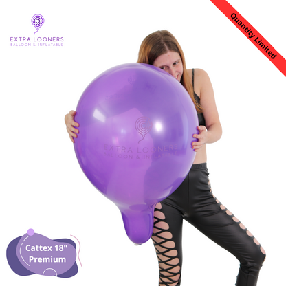 Cattex 18" Standard Extra Looner Premium Latex Balloons – Limited Edition (Pack of 10)