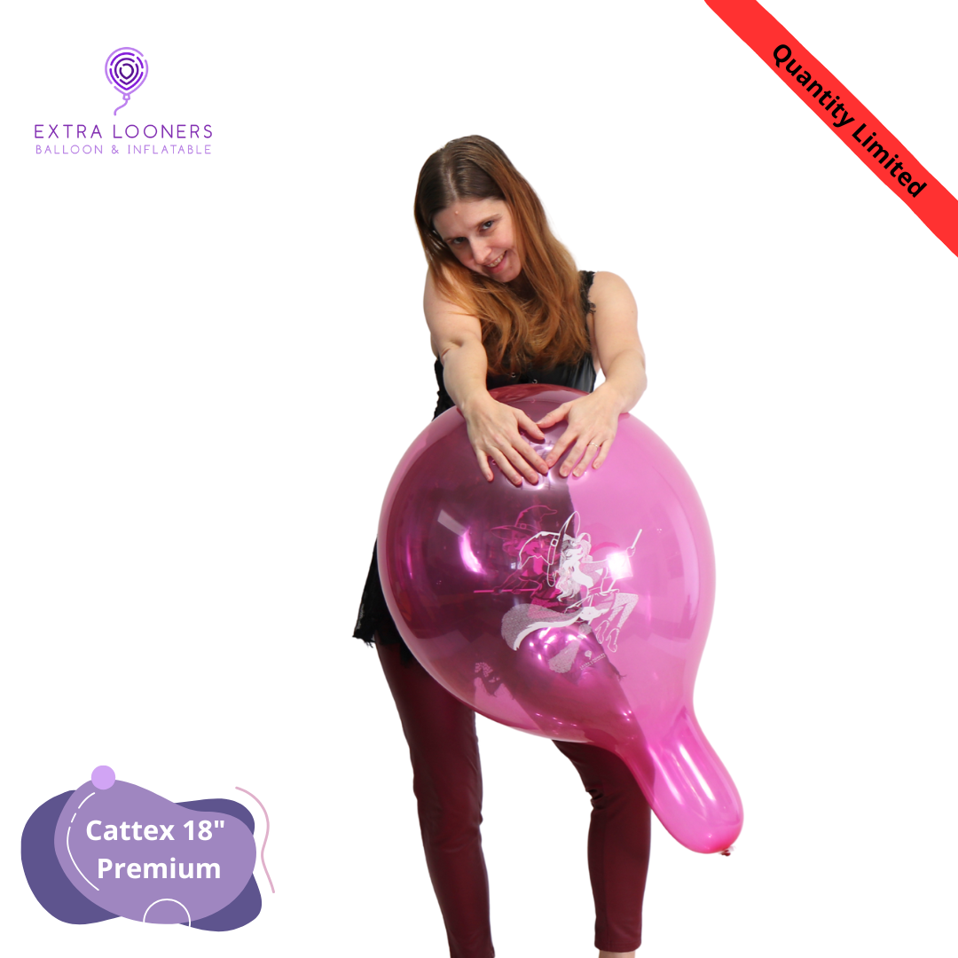 Cattex 18" Premium Assorted Hallo Furry Latex Balloons – Limited Edition (Pack of 10)