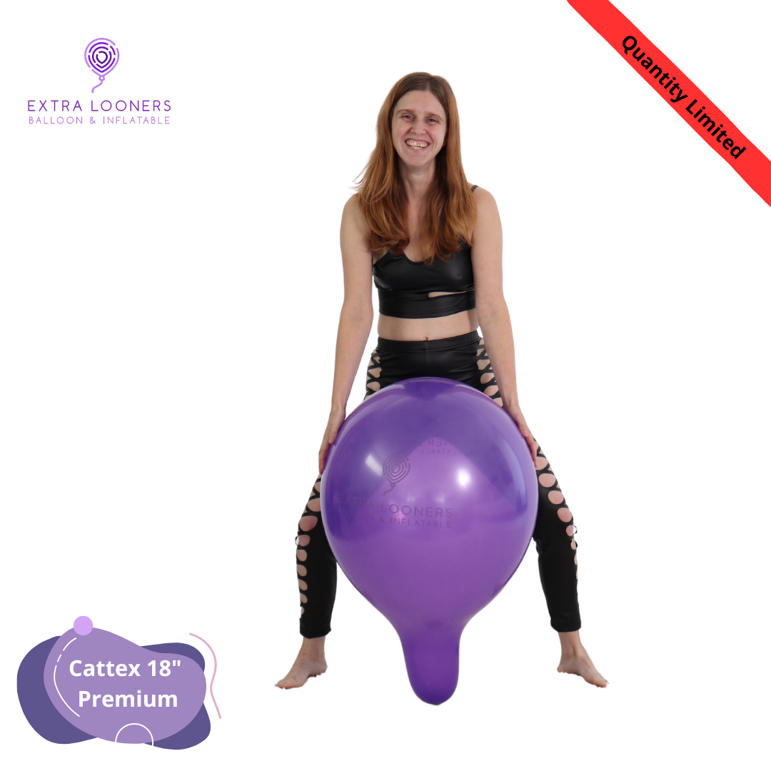 Cattex 18" Standard Extra Looner Premium Latex Balloons – Limited Edition (Pack of 10)