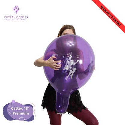 Cattex 18" Premium Assorted Lilith Halloween Latex Balloons – Limited Edition (Pack of 10)