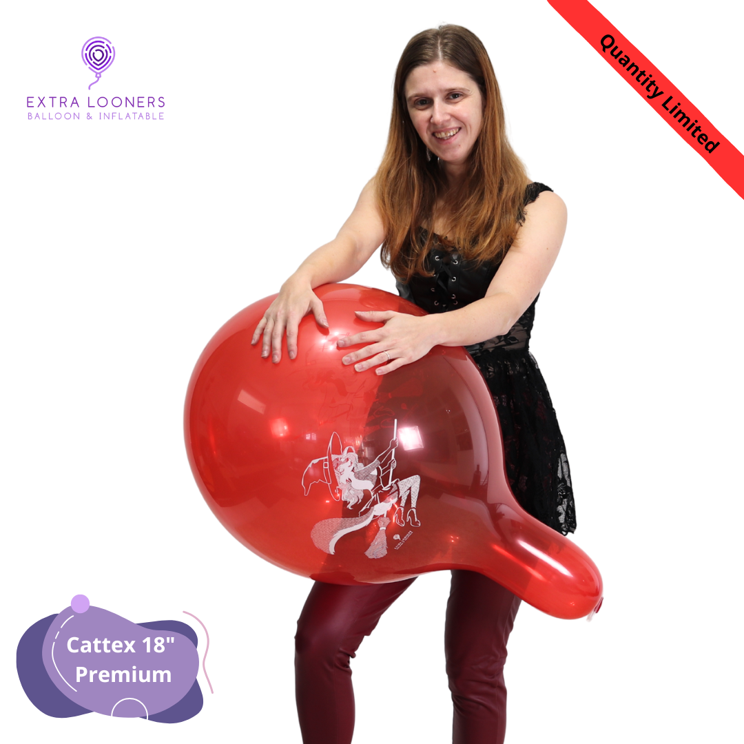 Cattex 18" Premium Assorted Hallo Furry Latex Balloons – Limited Edition (Pack of 10)