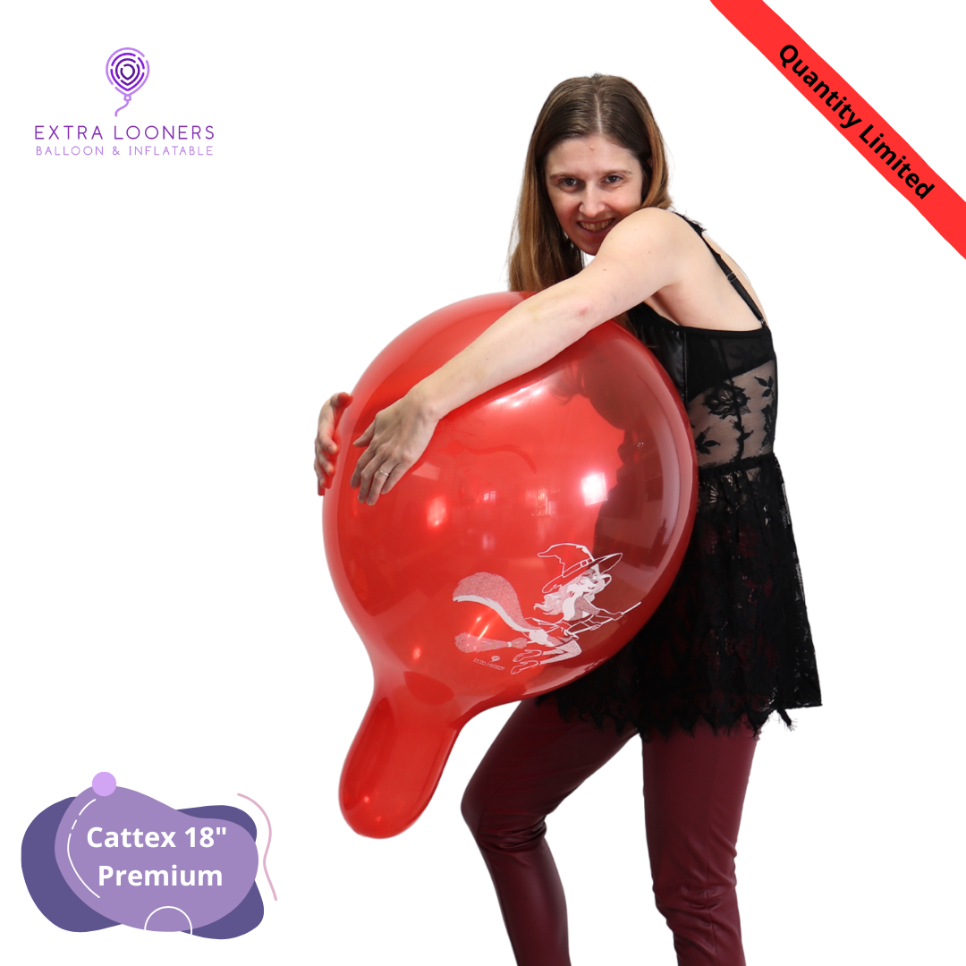 Cattex 18" Premium Assorted Hallo Furry Latex Balloons – Limited Edition (Pack of 10)