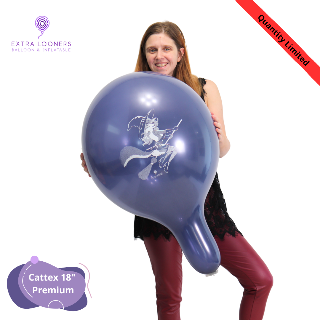 Cattex 18" Premium Assorted Hallo Furry Latex Balloons – Limited Edition (Pack of 10)