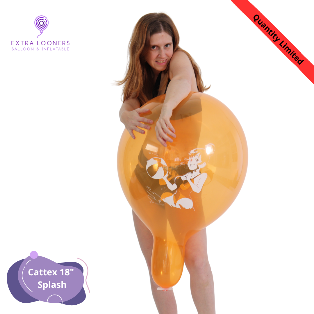 Cattex 18" Standard & Crystal Splash Premium Latex Balloons – Limited Edition (Pack of 10)