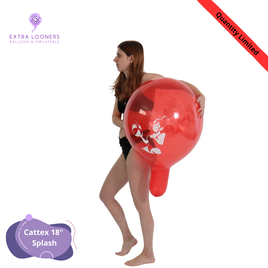 Cattex 18" Standard & Crystal Splash Premium Latex Balloons – Limited Edition (Pack of 10)