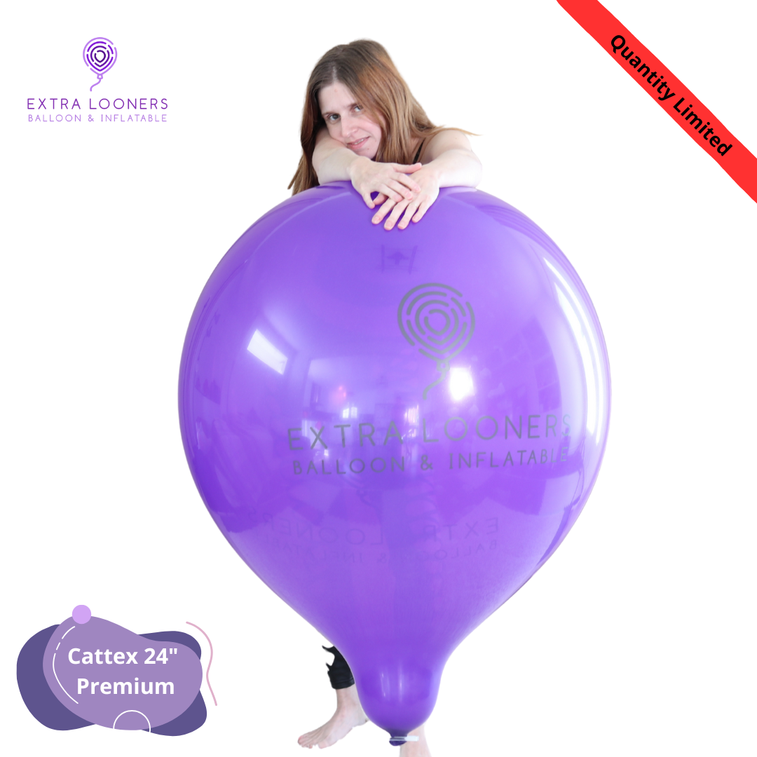 Cattex 24" Purple Extral Looner Premium Latex Balloons – Limited Edition (1 Piece)