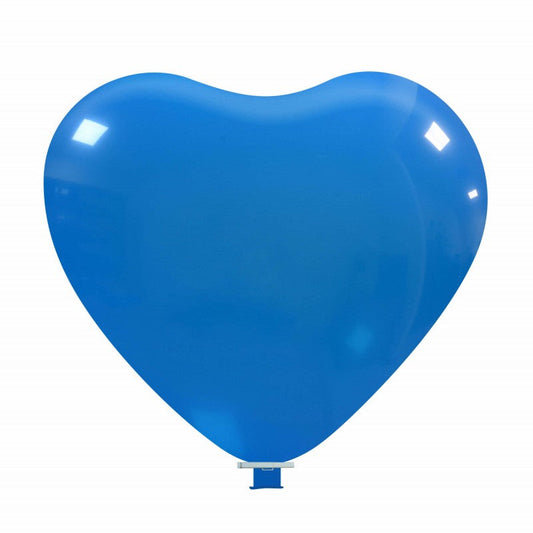 Cattex 35" Heart Blue Latex Balloon – (1 Piece)