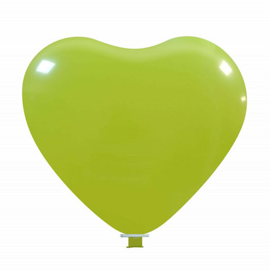 Cattex 35" Heart Lime Latex Balloon – (1 Piece)