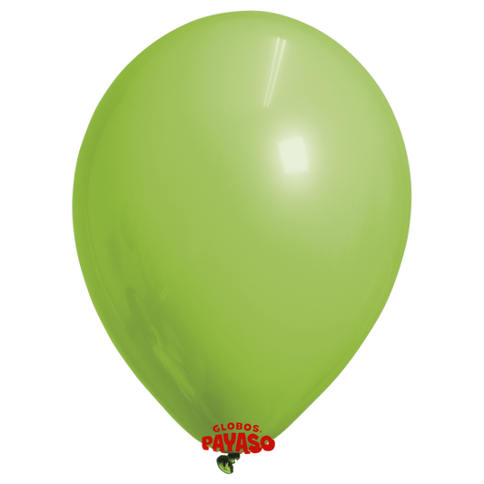 Globos Payaso / Unique 5" Apple Green Decorator 100 PCS Balloons