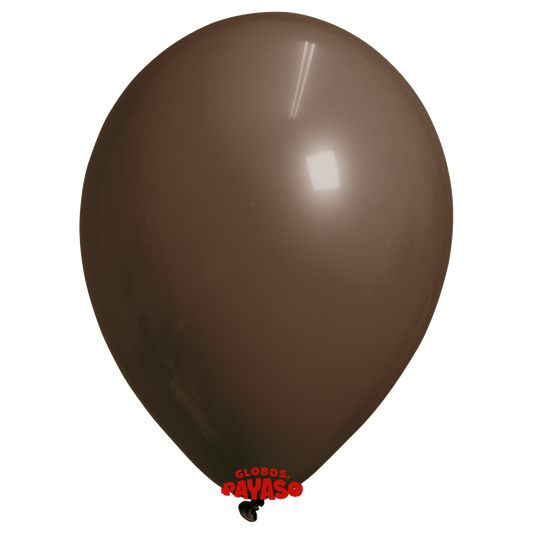 Globos Payaso / Unique 12" Brown Decorator 25 PCS Balloon