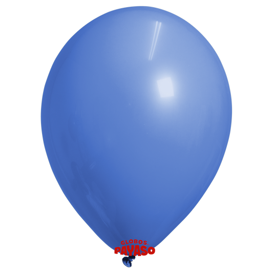 Globos Payaso / Unique 12" Dark Blue Pastel 25 PCS Balloon