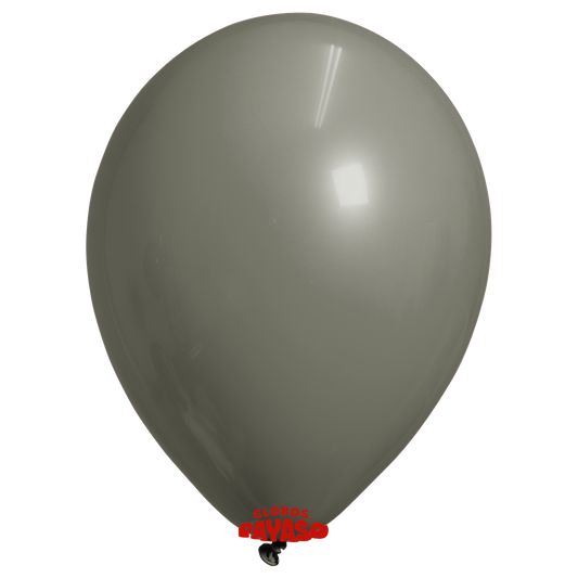 Globos Payaso / Unique 5" Grey Decorator 100 PCS Balloons