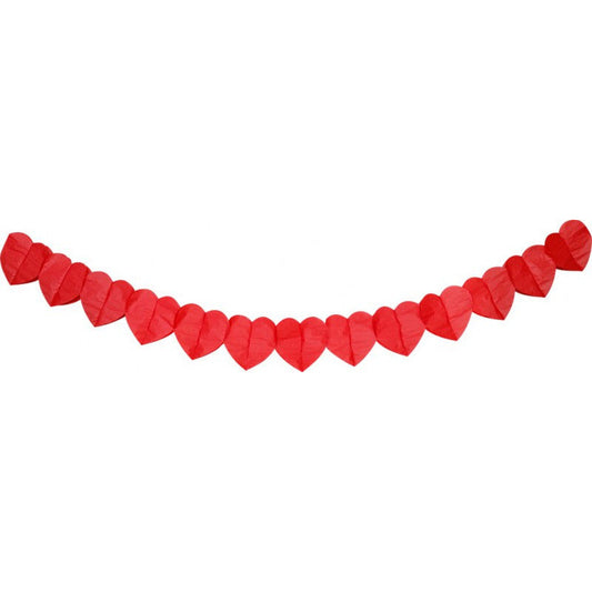 Globos Payaso Garland Hearts Paper