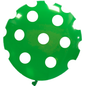 Cattex 32" Round Green Polka Dots Latex Balloon – (1 Piece)