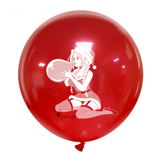 Cattex 24" Crystal Red Premium Latex Balloons – Christmas Edition (1 Piece)