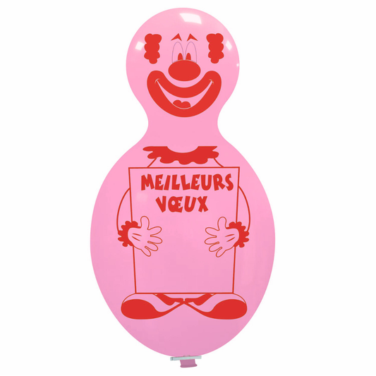 Cattex 59" Doll Pink Meilleurs Voeux Latex Balloon – (1 Piece)