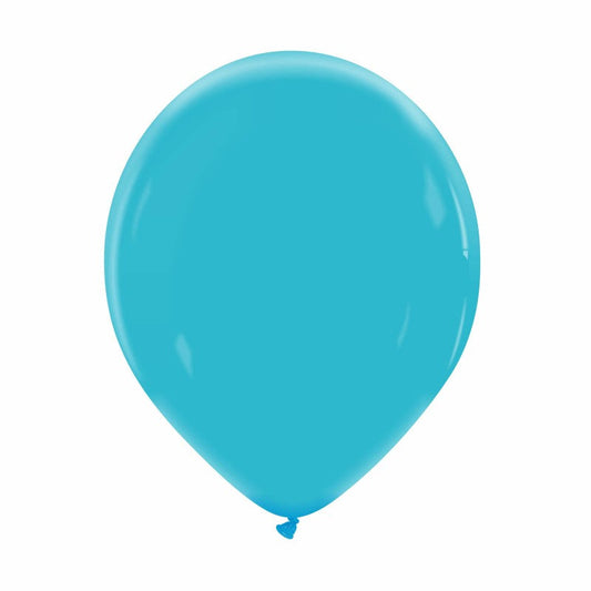 Cattex 12" Azure Premium Latex Balloons – (Pack of 15)