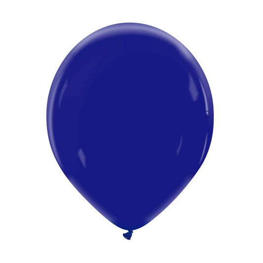 Cattex 12" Navy Blue Premium Latex Balloons – (Pack of 15)
