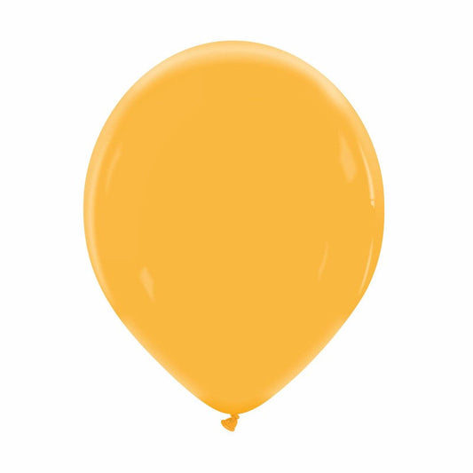 Cattex 12" Tangerine Premium Latex Balloons – (Pack of 15)