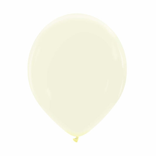 Cattex 12" Vanilla Premium Latex Balloons – (Pack of 15)
