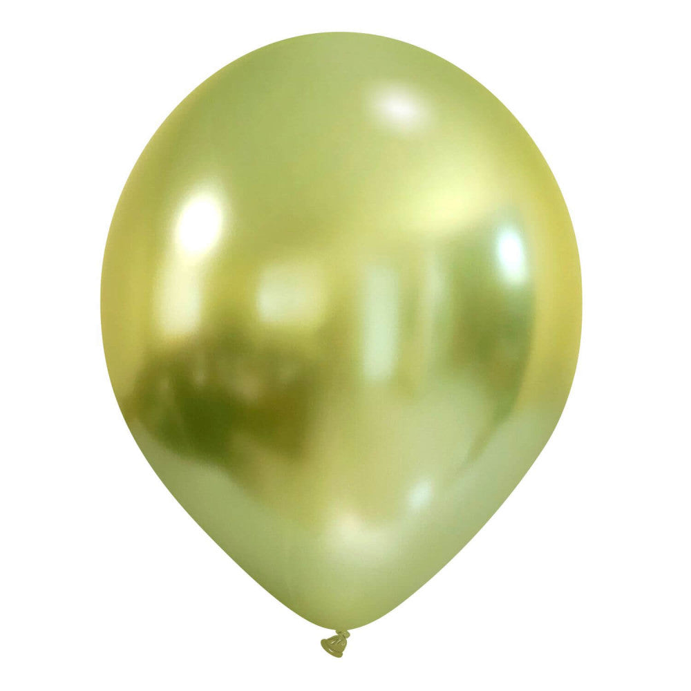 Cattex 13" Titanium+ Lime Green Latex Balloons – (Pack of 10)