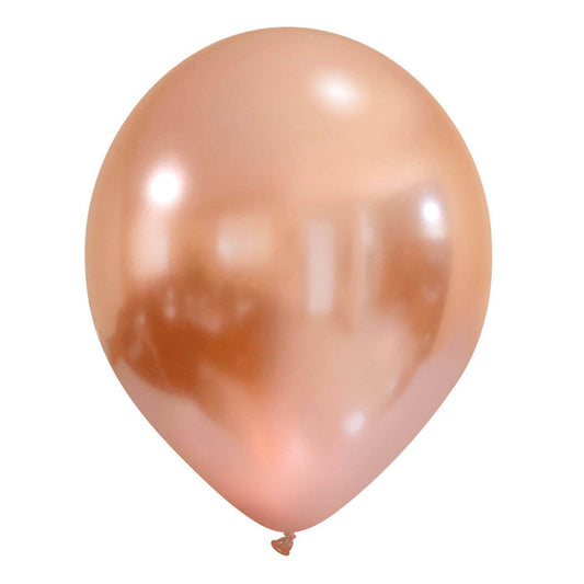 Cattex 13" Titanium+ Rose Gold Latex Balloons – (Pack of 50)